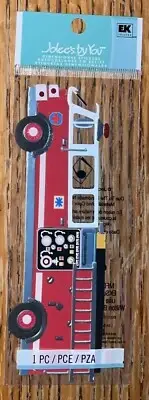 Jolees Mini Firetruck Emery Truck Vehicle Fire Fighter Engine Scrapbook Stickers