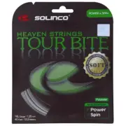 Solinco Tour Bite Soft (16L-1.25mm) Tennis String (Silver)