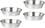 HOLIDYOYO 4Pcs Sauce Dish Versatile Appetizer Plates for Condiments Smooth Edge Flavor Dish for Home Restaurant Catering Use