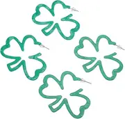 [OATIPHO] Unique Women's Stud Earrings Shape for Saint Patrick's Day Fashion Jewelry for Girls