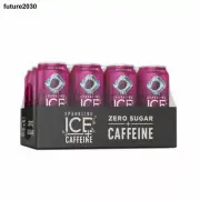 Sparkling Ice +Caffeine Black Raspberry Sparkling Water with Caffeine 16 fl 12 c