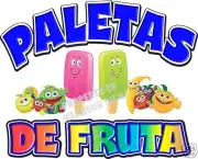 Paletas Popsicles Fruit Concession Cart Food Truck Van Decal 24" Vinyl Menu