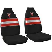 AFL Seat Covers, size 60, built in headrest, front pair - Sydney Swans - PPAFL-SWA21