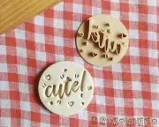 Cute Stamp Embosser Cookie Cutter Pastry Fondant Dough Biscuit
