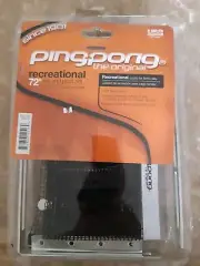 PingPong Recreational Net and Post Set 72" USA Table Tennis Mesh Net Steel Posts