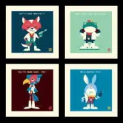Star Fox Say Your Prayers Andross Dave Perillo Acme Screen Print Mondo S/N Set