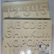 New Sealed Wood Numbers/ALPHABET TRACING Puzzle 3+Years , Board Bundle