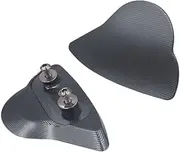 MotiveTech 2X Motorcycle Mirror Block of Plates Mirror Hole Decorative Coverage Easy to Use Partial Exchange for -r6, Gray, as described