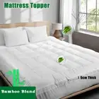 1000GSM Pillowtop Mattress Topper Matress Pad Underlay Queen King Single Double