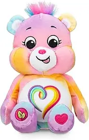 [Care Bears] 22175 9 Inch Bean Plush Togetherness Bear, Collectable Cute Plush Toy, Cuddly Toys for Children, Soft Toys for Girls and Boys, Cute Teddies Suitable for Girls and Boys Aged 4 Years +
