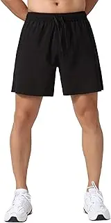 [Tignapoo] Men Sports Shorts with Pockets Quick Dry Basketball Running Cycling Fitness Shorts