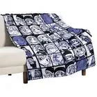 Throw Blanket Art Sofa Covers Woven Multicolor Modern Machine Washable Rectangle