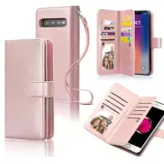 Detachable Magnetic Flip Wallet Case Cover For Samsung Galaxy s9Plus / Note8