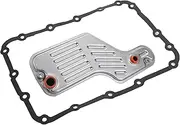 ACROPIX 5R55N Automatic Transmission Filter Kit CVT Oil Cooler Filter Oil Pan Gasket Kit Fit for Ford Thunderbird 2003-2005 No.3W4Z7A098AA - Pack of 2