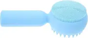 Vaguelly Facial Pore Cleansing Brush Silicone Face Scrubber for Deep Cleaning Handheld Facial Cleaning Skin Brush Gentle Bristles Sanitary