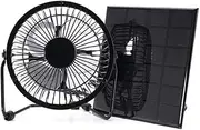 3W 6V Solar Panel Powered Fan for Camping Caravan Yacht Greenhouse Dog House Chicken House Ventilator