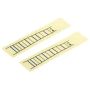 Violin Finger Position Marker Sticker Fret Guide Indicator 1/4 Yellow,2pcs