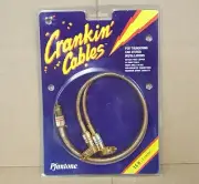 Crankin Cables AS-CC1.5 Premium 1.5 ft 2 Channel RCA Audio Interconnect Cable