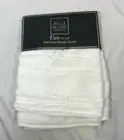 Bella Valenti Home Decor White Estee Rod-Pocket Sheer Curtain Panels (2),34"x84"