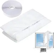 AC Conditioner Window Sealing Kit, AC Window Sealing Unit for Portable Air Conditioner And Tumble Dryer, Waterproof Hot Air Stop Guard for Basement Tumble Dryer Patio Winter