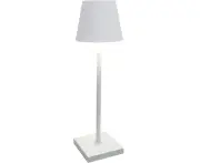 LVD Lantern Plastic/Metal 35cm /Office Decorative Display Lamp w/ USB Cable WHT