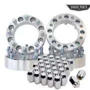 4 QTY 2" 8x6.5 Wheel Spacers Adapters (8x165.1) M14-1.5 studs + 32 QTY Lug Nuts