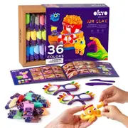 Sensory Art: Air Clay Creativity Set, 36 Colors
