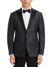 Robert Graham Metallic Paisley Jacquard Modern Fit Dinner Jacket