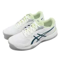 在飛比找Yahoo奇摩購物中心優惠-Asics 排球鞋 Upcourt 5 女鞋 白 綠 膠底 