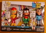 TEEN TITANS GO! FACE SWAPPERS 3-PACK ROBIN KID FLASH AQUALAD New & Sealed