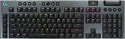 Logitech G915 X LIGHTSPEED Low-Profile Wireless Gaming Keyboard, Double-Shot PBT Keycaps, Fully Programmable Keys, RGB Backlighting, Sleek Aluminum Finishing, GL Brown Tactile Switches - PC/Mac, Black