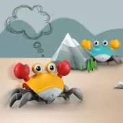 Electric Sensing Crawling Crab, Tummy Time Baby Toys, Interactive Walking Toy AU