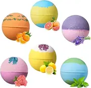 FOMIYES Organic 6pcs/1 Set Two-tone Bathing Animal Toys for Boys and Girls Adults Spa Bath Balls