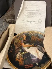 Norman Rockwell 1981 "Dreaming In The Attic" 8.5" Collector's Plate Knowles