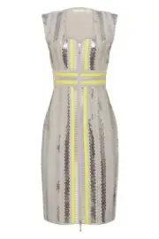 Sass & Bide IS THIS FATE Neat sequins Fit Pencil Dress size 10 / 40 BRAND NEW