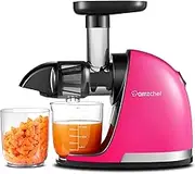 AMZCHEF Juicer, Stainless Steel, Rose