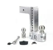 Weigh Safe 3" Aluminum Class V 10" Drop Hitch Receiver, 21K; WS10-3-KA
