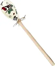 Christmas Wooden Spoons | Decorative Wooden Spoons Christmas Pattern Design,Christmas Kitchen Decor, Cooking Utensils Decor Spoon for Home Bar, Cafe
