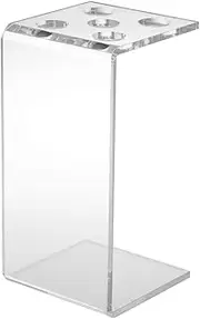 YaSao Professional Hair Scissor Comb Holder Salon Scissor Shear Rack Hairdressing Combs Organizer Acrylic Transparent