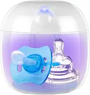 Portable UV-C Steriliser for Dummies, 99.99% Germ Killing in 3 Mins, USB-C Rechargeable, Compact & Portable, for Dummies, Teats & Small Parts