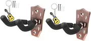 Totority 2pcs Guitar Wall Hanger Hook for Ukulele Bass Violin Instrument Mount Strong Bearing Capacity for Space-saving Storage and Display