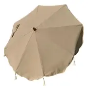 LAGarden 7 Ft Fringe Umbrella Replacement Canopy Top Cover Boho Outdoor,BH7W-10