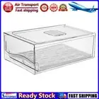 LF# Drawer-Type Kitchen Fridge Storage Box with Drain Tray for Food Storage (L)