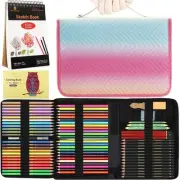 78pcs Drawing Kit Sketching Set Art Supplies with 3-Color Sketchbook Colorful...