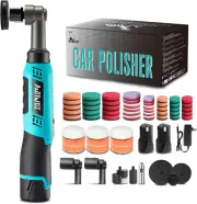 Cordless Mini Car Polisher, Micro Scratch Remover Buffer Polisher, 1/2/3 Inch RO