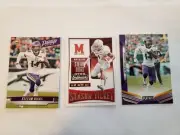 Stefon Diggs (3) Football Card Lot Prestige Playoff Contenders RC