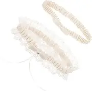 [Holibanna] Garters for Wedding Elastic Bowknot for Bride Perfect for Bachelorette Party