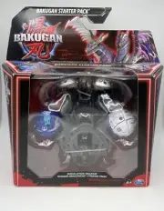 Bakugan Starter 3-Pack Special Attack Nillious, Dragonoid, Trox Figures Toys