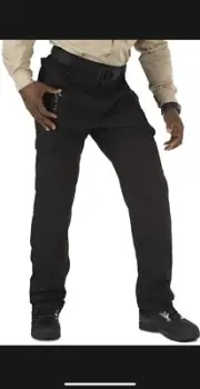 Black 5.11 Tactical Men's Taclite Pro Lightweight Performance Pants, Style 74273