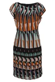 Westcoast Border Dress--ESC-H2P112-1